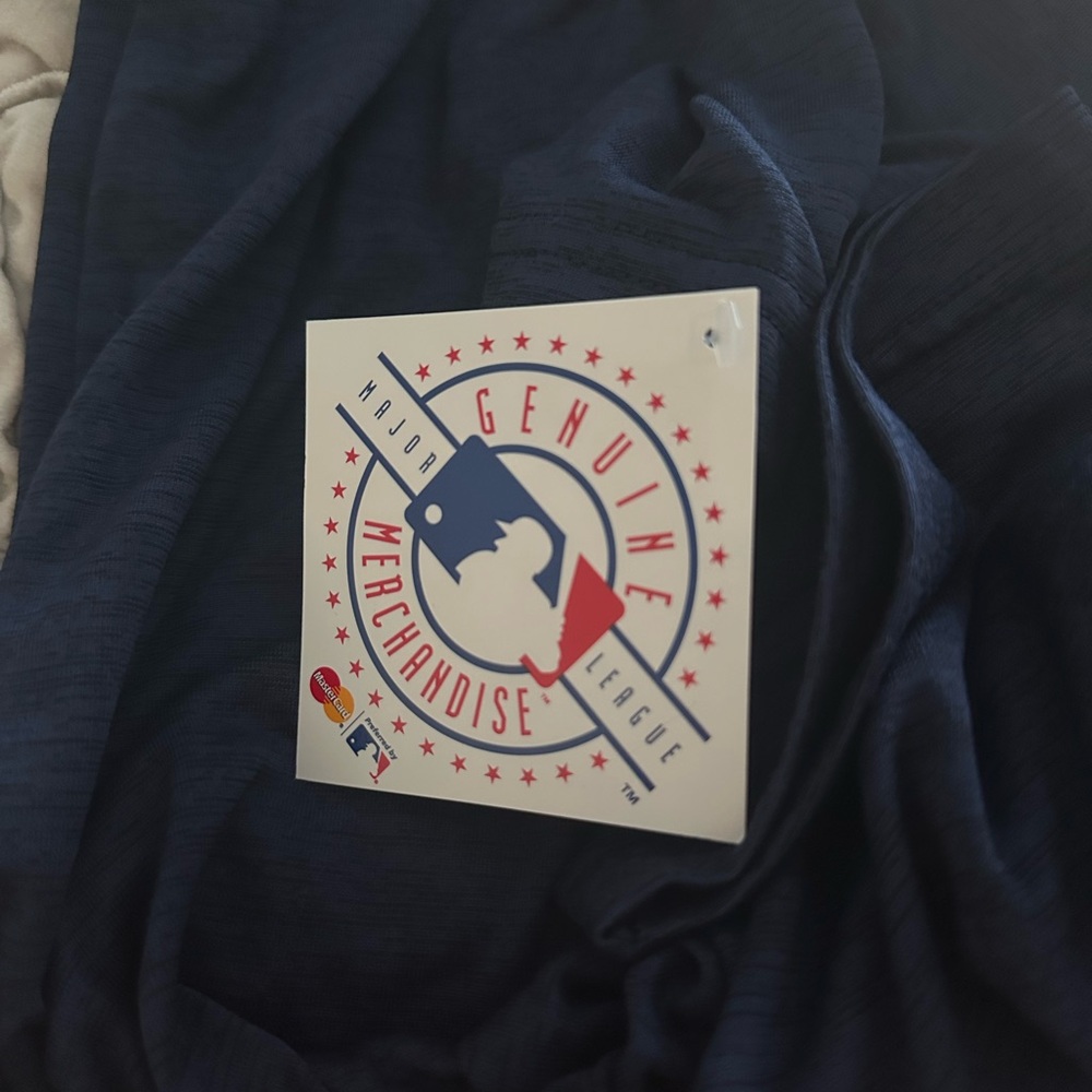 New York Yankees Antigua Heather Navy Layout Polo - Picture 5 of 5